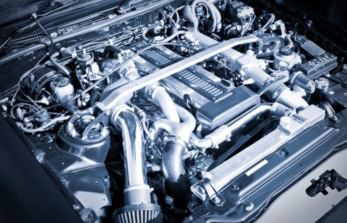 Car engine bay